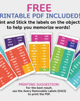 2-Pack Gift Set Korean Alphabet Flashcards