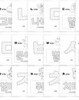 Printable Korean Dot Markers Activity Book