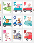 Printable Korean Hangul Flashcards-Toy Ride