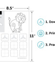 Printable Korean Workbook for Kids1