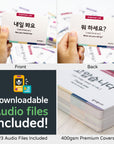 3-Pack Gift Set Korean Basic Conversation Flashcards