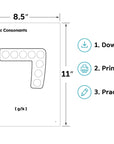 Printable Korean Dot Markers Activity Book