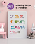 Printable Animal Korean Number Flashcards