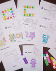 Printable Korean Dot Markers Activity Book