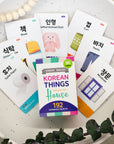 2-Pack Beginner Flashcards Gift Set - Hangul+Things Voc with MP3 Audio