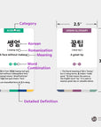 3-Pack Gift Set Korean Basic Conversation Flashcards