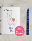 55 Korean Flashcards for Toddlers