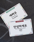 Korean Essential Dialogue Flashcards for Beginners – Gift Box