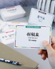 Korean Essential Dialogue Flashcards for Beginners – Gift Box