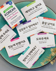 3-Pack Gift Set Korean Basic Conversation Flashcards