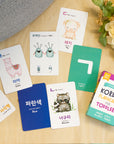 2-Pack Gift Set Korean Alphabet Flashcards