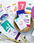 2-Pack Beginner Flashcards Gift Set - Hangul+Things Voc with MP3 Audio