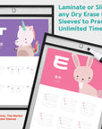 Printable Korean Animal Alphabet Worksheets