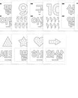 Printable Korean Dot Markers Activity Book