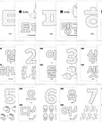 Printable Korean Dot Markers Activity Book