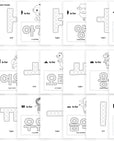 Printable Korean Dot Markers Activity Book