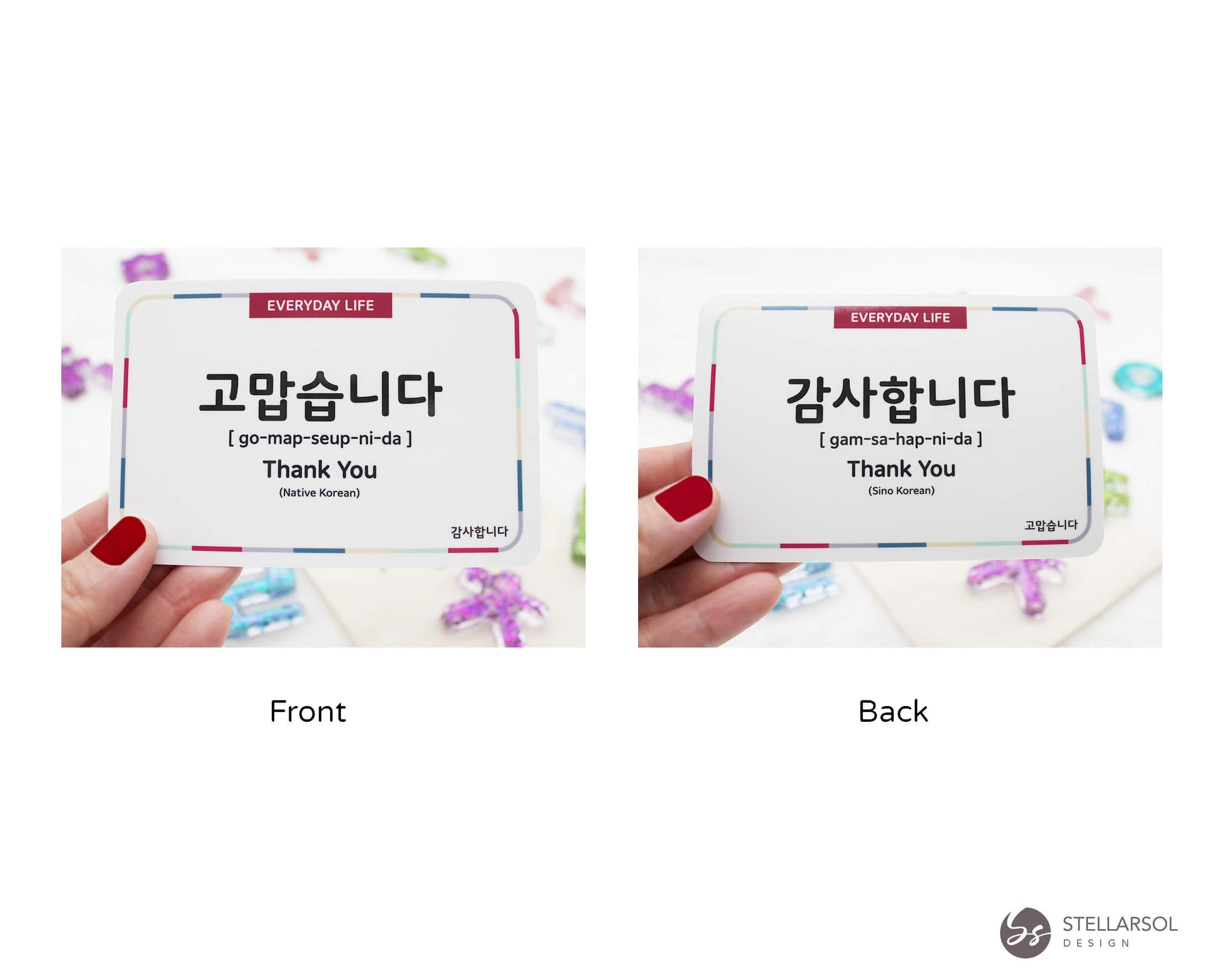 Korean Essential Dialogue Flashcards for Beginners – Gift Box