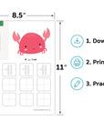Printable Korean Workbook for Kids 2 [ FULL COLOR ]