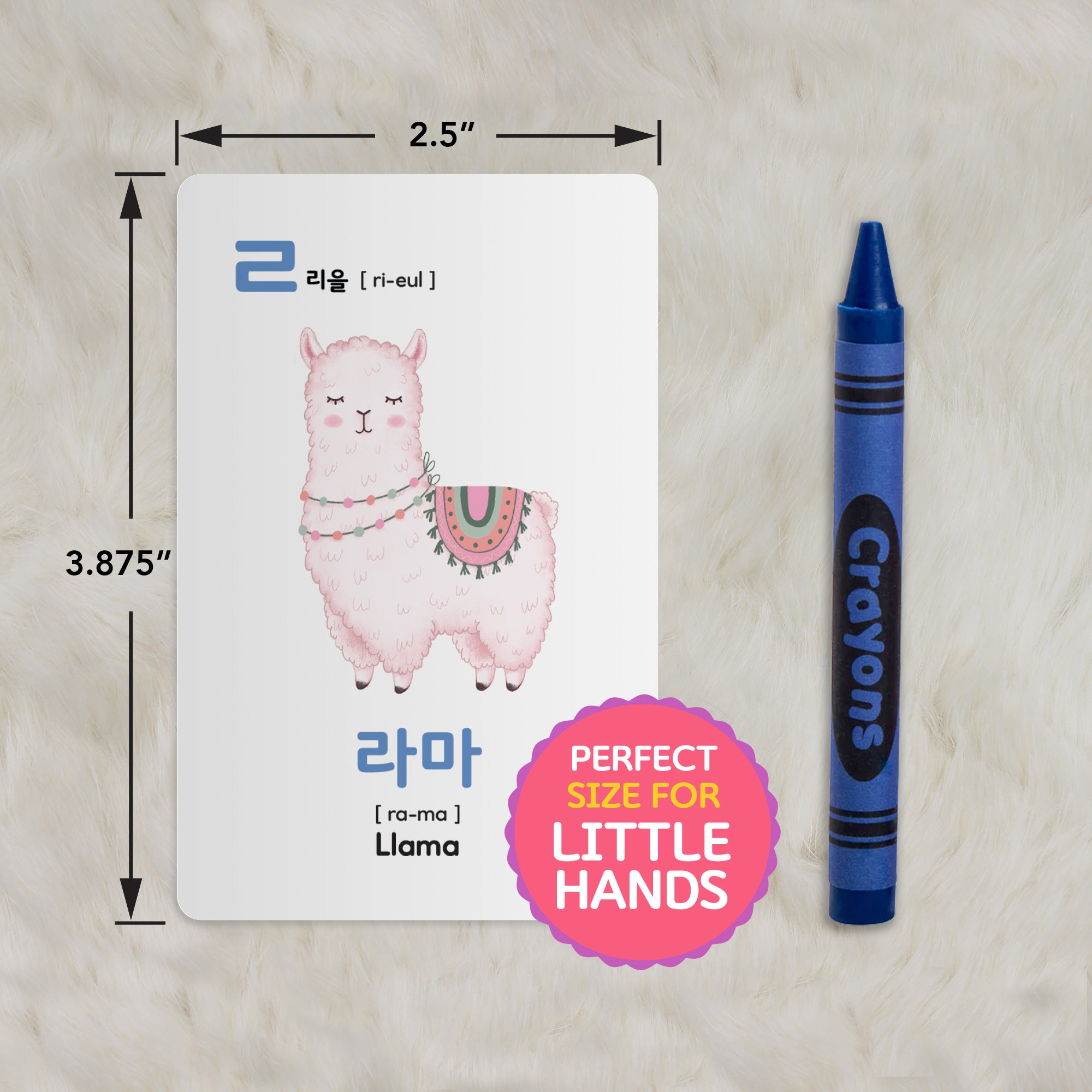 55 Korean Flashcards for Toddlers